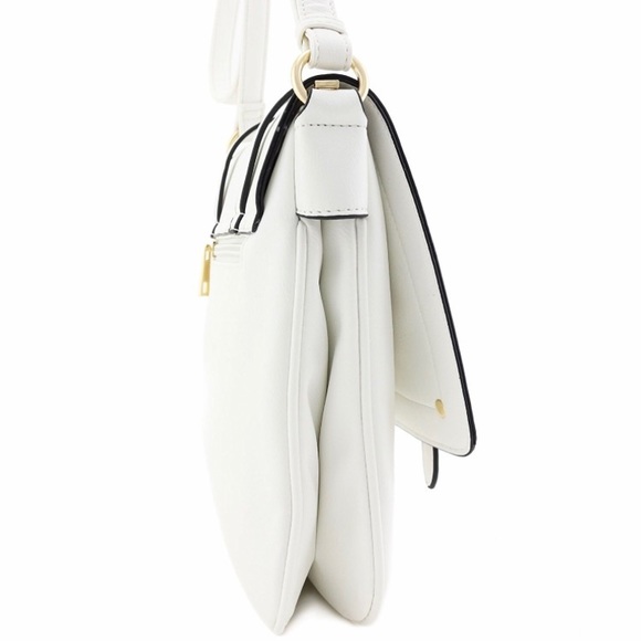 Double Compartment Large Flapover Crossbody Bag - Picture 3 of 5